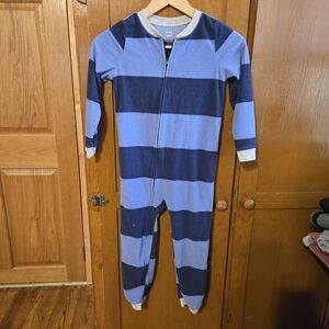 Carter's Blue Striped Kids Footie